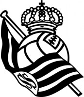 Pegatina vinilo decorativo del escudo de la Real Sociedad